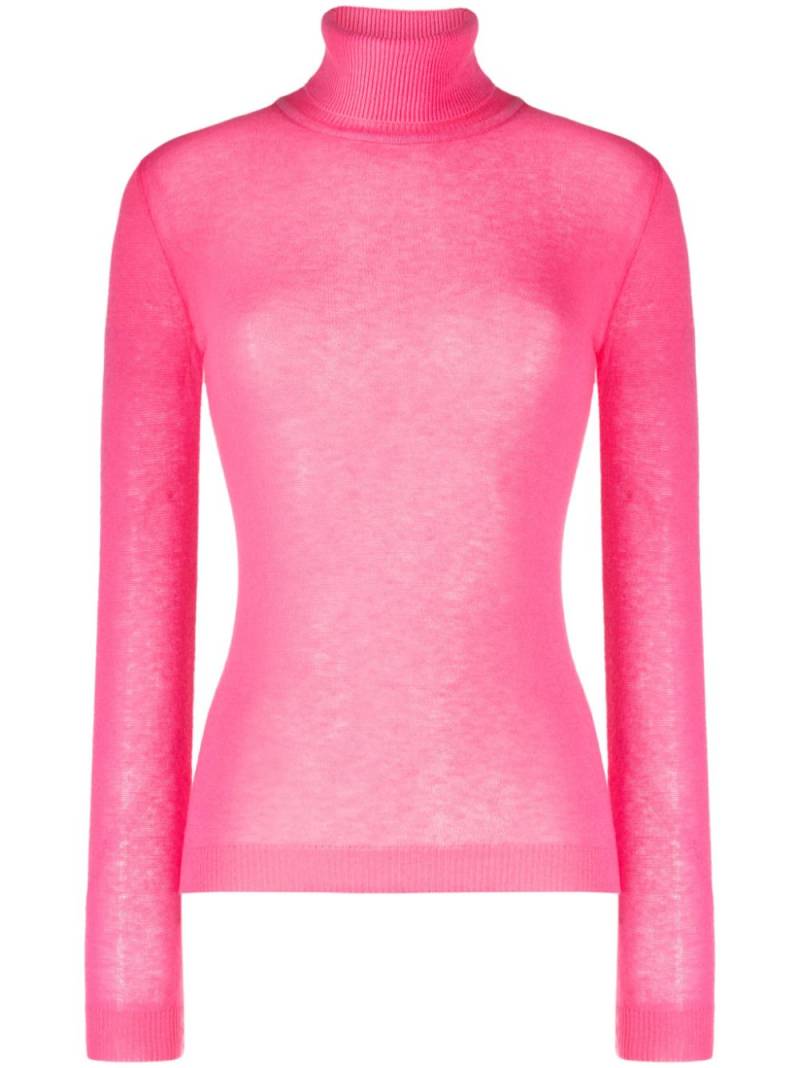 ERMANNO FIRENZE fine-knit roll-neck jumper - Pink von ERMANNO FIRENZE