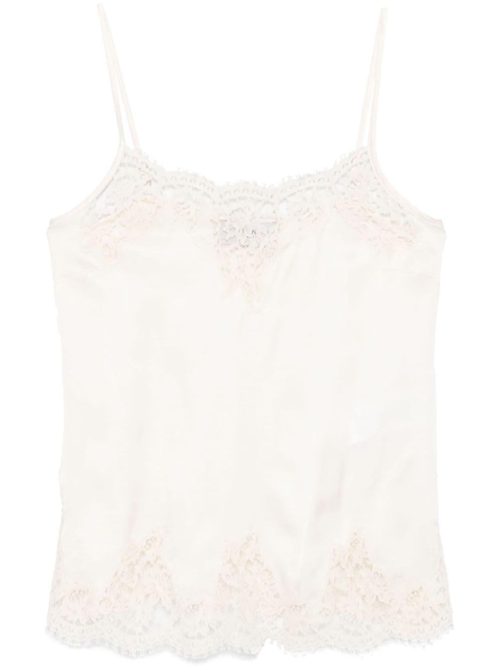 ERMANNO FIRENZE floral-lace top - Neutrals von ERMANNO FIRENZE