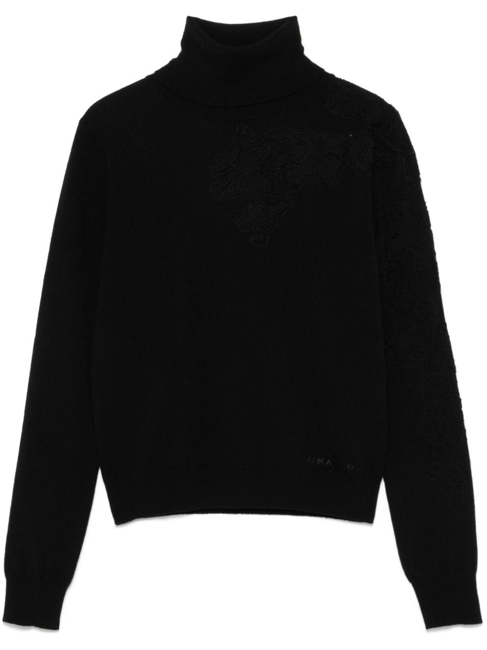 ERMANNO FIRENZE laced-detailing sweater - Black von ERMANNO FIRENZE