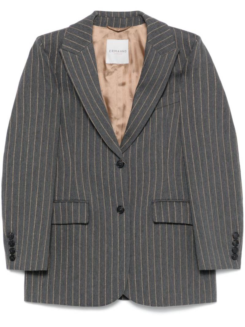 ERMANNO FIRENZE pinstriped blazer - Grey von ERMANNO FIRENZE