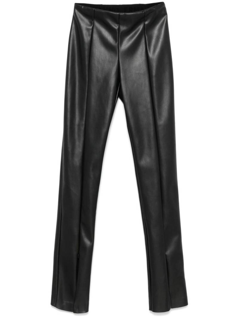 ERMANNO FIRENZE seam detail trousers - Black von ERMANNO FIRENZE