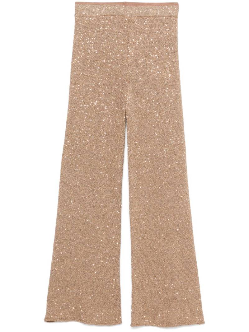 ERMANNO FIRENZE sequin embellished trousers - Gold von ERMANNO FIRENZE