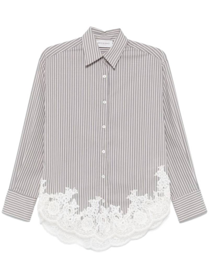 ERMANNO FIRENZE striped shirt - Grey von ERMANNO FIRENZE