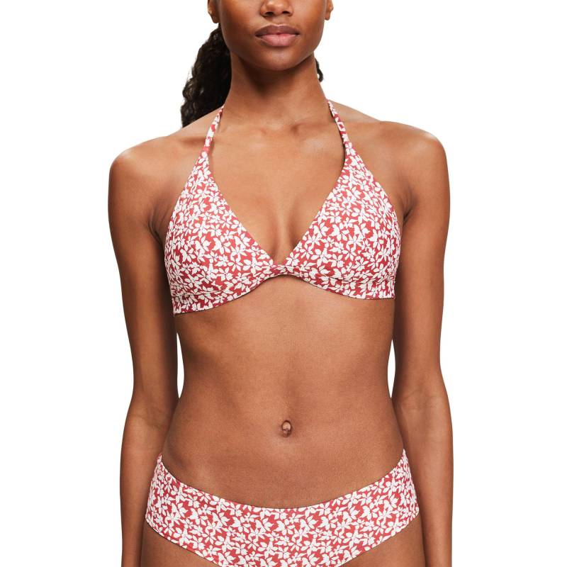 Bikini-top, Unwattiert Damen Rot A/38 von ESPRIT