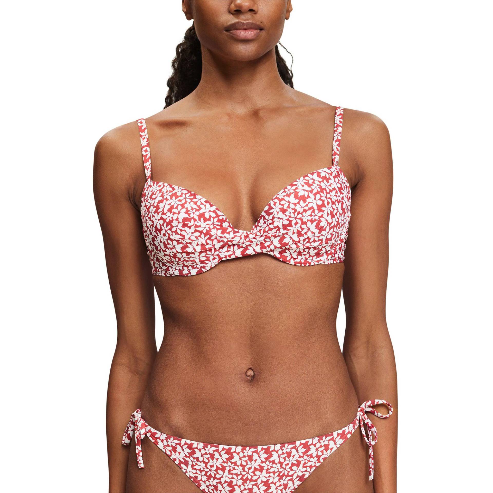 Bikini-top, Leicht Wattiert Damen Rot B/36 von ESPRIT