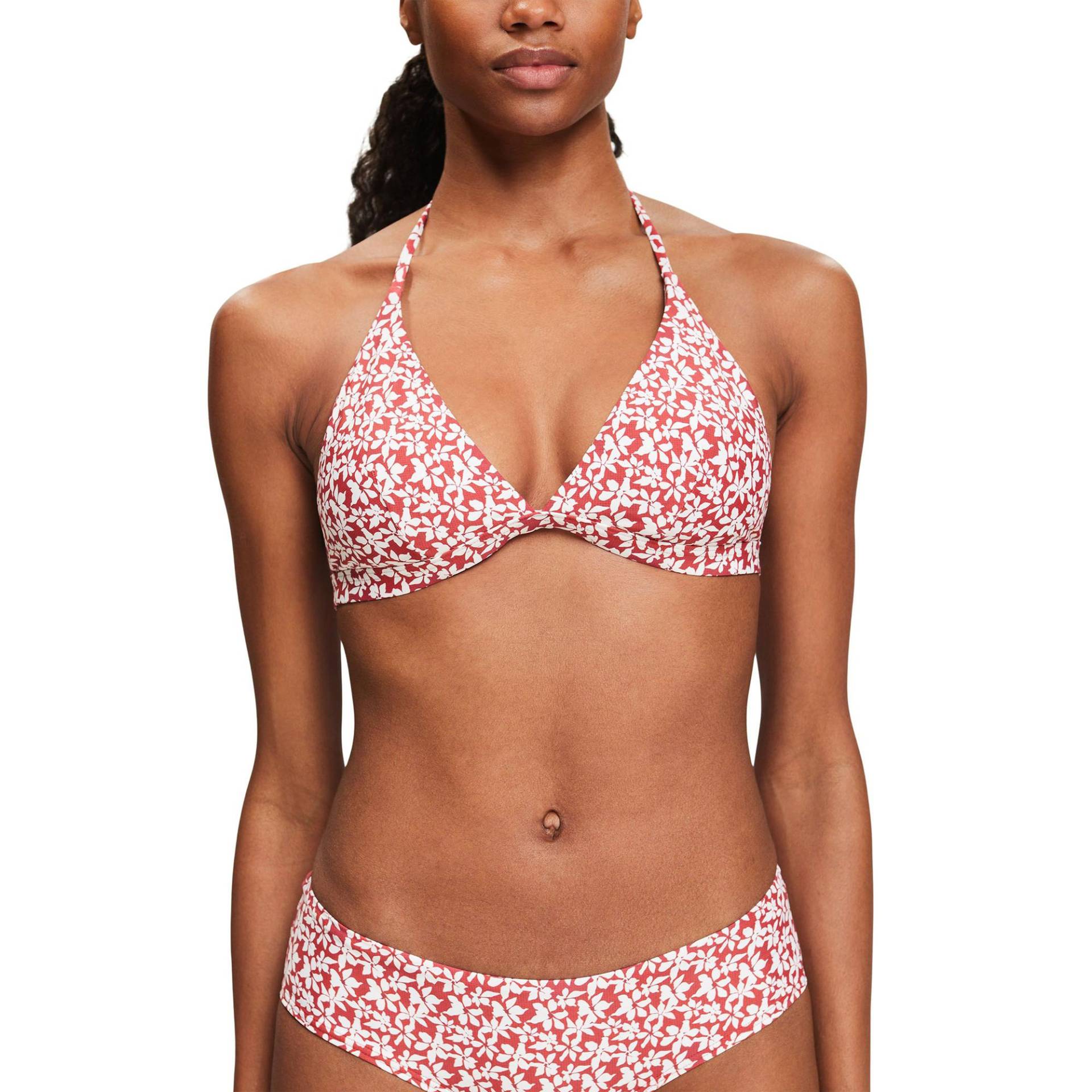 Esprit - Bikini-Top, unwattiert, für Damen, Rot, Größe 40/B von Esprit