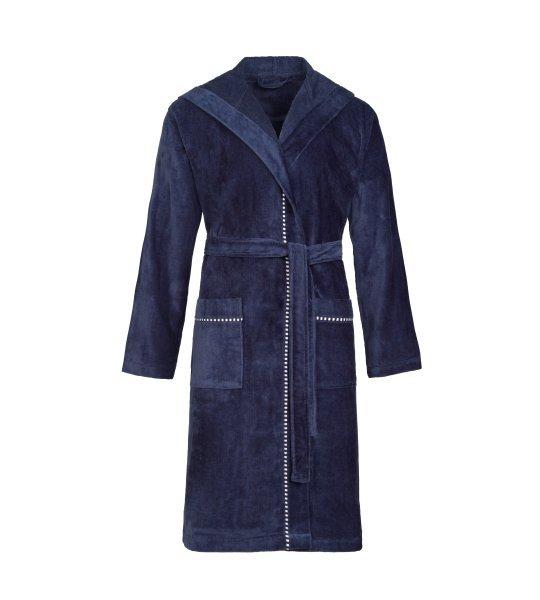 Box Bademantel Damen Blau Denim Dunkel XL von ESPRIT