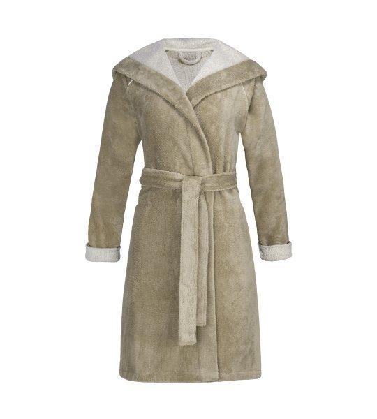 Cosy Bademantel Damen Sand XS von ESPRIT