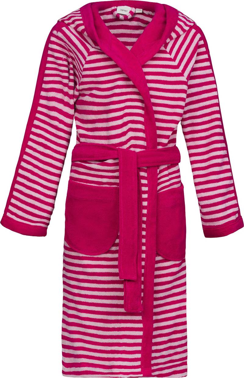 Esprit Kinderbademantel »Little Stripped Hoody«, (1 St.), mit Zipfelmütze von ESPRIT