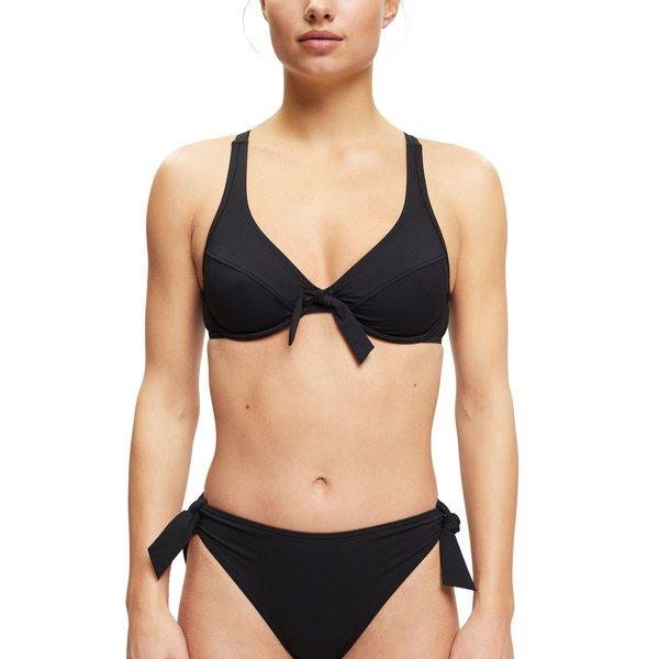 Esprit - Bikini-Top, unwattiert, für Damen, Black, Größe 38/C von Esprit