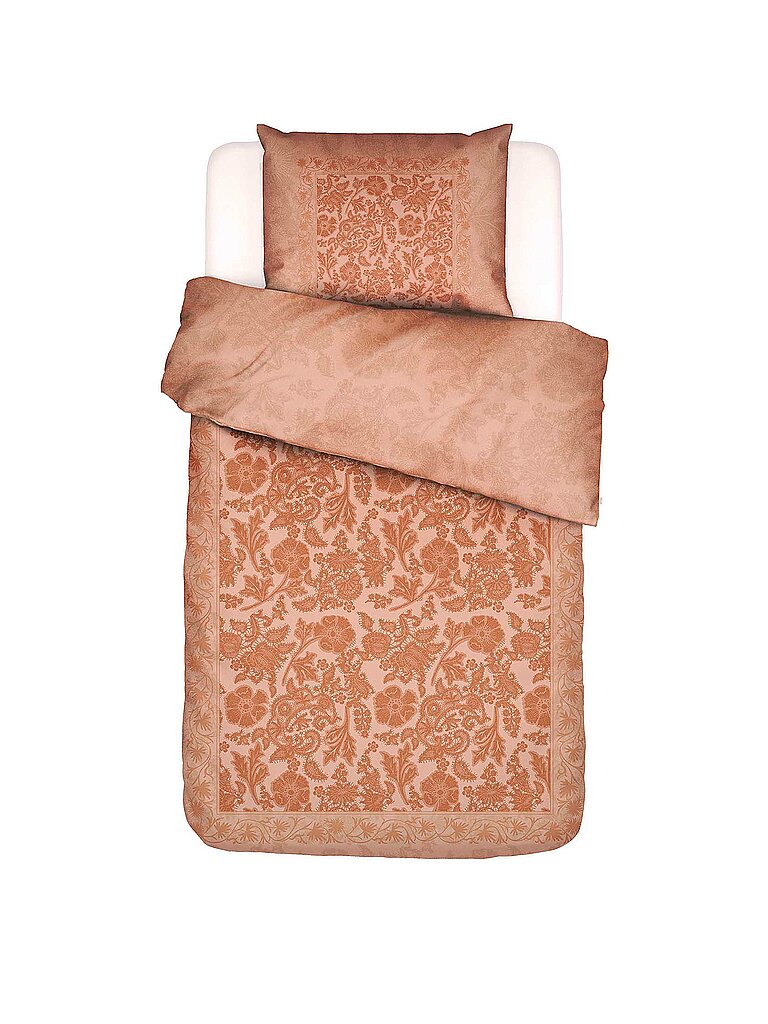 ESSENZA Satin Bettwäsche 70x90cm / 140x200cm Maere Pink Sand koralle ESSENZA Satin Bettwäsche 70x90cm / 140x200cm Maere Pink Sand koralle von ESSENZA