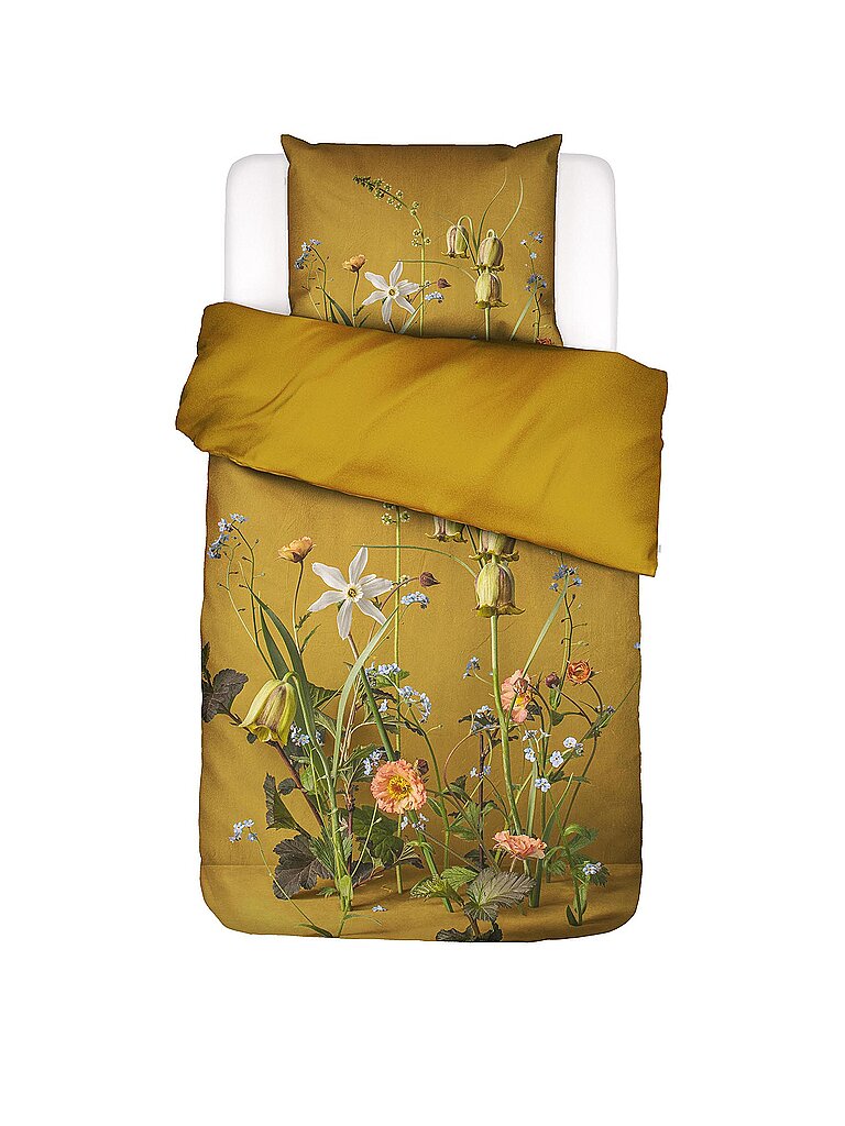 ESSENZA Satin-Bettwäsche FABRICE 70x90cm/140x200cm Flower Ocher gelb ESSENZA Satin-Bettwäsche FABRICE 70x90cm/140x200cm Flower Ocher gelb von ESSENZA
