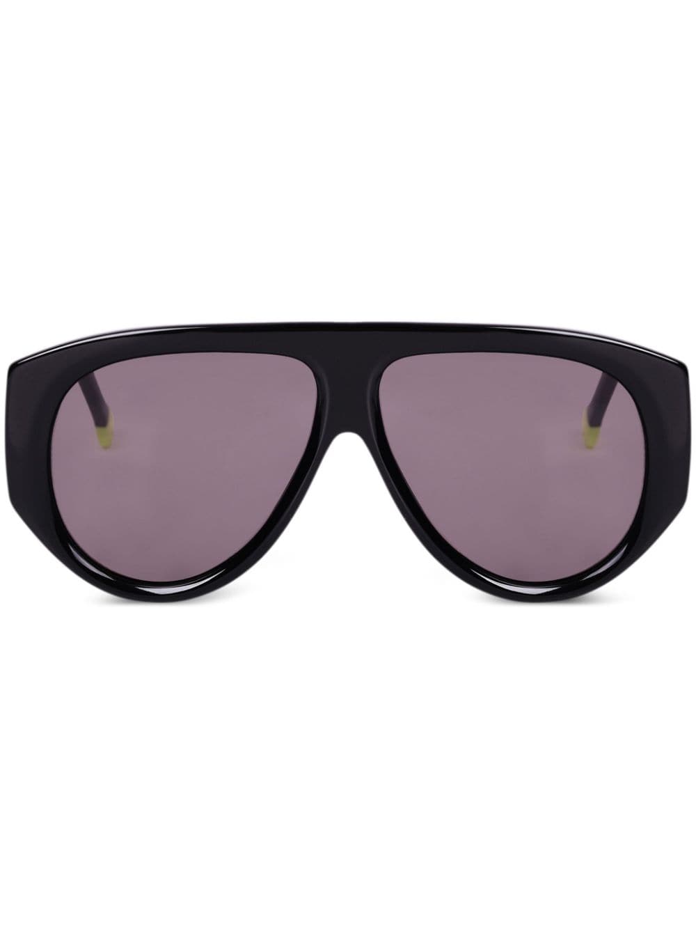 ESTILÉ thick pilot-frame sunglasses - Black von ESTILÉ