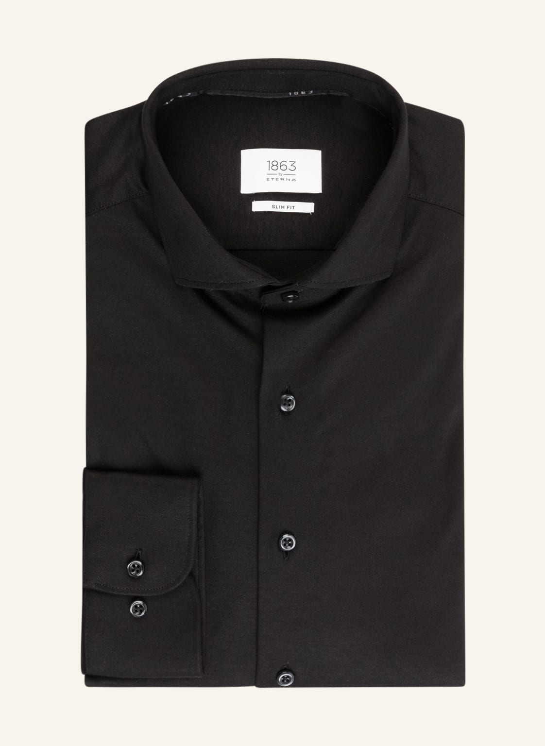 1863 By Eterna Hemd Slim Fit schwarz 1863 By Eterna Hemd Slim Fit schwarz von 1863 by ETERNA