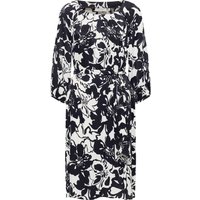 Blusenkleid in schwarz bedruckt von ETERNA Mode GmbH