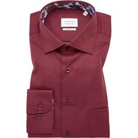 COMFORT FIT Cover Shirt in bordeaux unifarben von ETERNA Mode GmbH