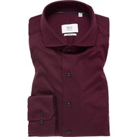 COMFORT FIT Jersey Shirt in bordeaux unifarben von ETERNA Mode GmbH