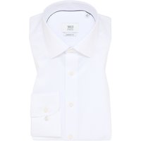 COMFORT FIT Luxury Shirt in weiß unifarben von ETERNA Mode GmbH