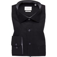 COMFORT FIT Original Shirt in schwarz unifarben COMFORT FIT Original Shirt in schwarz unifarben von ETERNA Mode GmbH