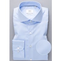 SLIM FIT Luxury Shirt in hellblau unifarben von ETERNA Mode GmbH