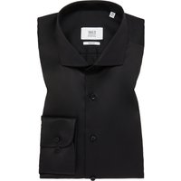 SLIM FIT Luxury Shirt in schwarz unifarben SLIM FIT Luxury Shirt in schwarz unifarben von ETERNA Mode GmbH