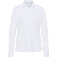Jersey Shirt Bluse in weiß unifarben Jersey Shirt Bluse in weiß unifarben von ETERNA Mode GmbH