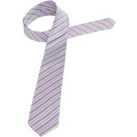 Krawatte in hellblau/orange gemustert von ETERNA Mode GmbH