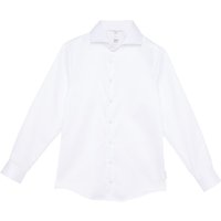 Luxury Shirt in weiß unifarben von ETERNA Mode GmbH