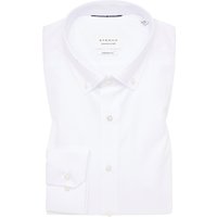 MODERN FIT Cover Shirt in weiß unifarben von ETERNA Mode GmbH