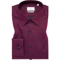 MODERN FIT Hemd in aubergine unifarben von ETERNA Mode GmbH