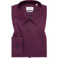 MODERN FIT Hemd in aubergine unifarben von ETERNA Mode GmbH