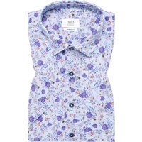 MODERN FIT Linen Shirt in blau bedruckt MODERN FIT Linen Shirt in blau bedruckt von ETERNA Mode GmbH
