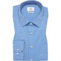 MODERN FIT Hemd in mittelblau unifarben von ETERNA Mode GmbH