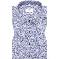 MODERN FIT Linen Shirt in navy bedruckt MODERN FIT Linen Shirt in navy bedruckt von ETERNA Mode GmbH