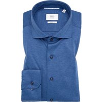 MODERN FIT Jersey Shirt in blau unifarben von ETERNA Mode GmbH