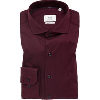 MODERN FIT Jersey Shirt in burgunder unifarben von ETERNA Mode GmbH