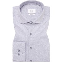 MODERN FIT Jersey Shirt in grau unifarben von ETERNA Mode GmbH