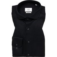 MODERN FIT Jersey Shirt in schwarz unifarben MODERN FIT Jersey Shirt in schwarz unifarben von ETERNA Mode GmbH