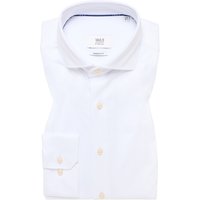 MODERN FIT Jersey Shirt in weiß unifarben von ETERNA Mode GmbH