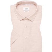 MODERN FIT Linen Shirt in beige unifarben von ETERNA Mode GmbH