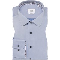 MODERN FIT Luxury Shirt in blaugrau unifarben von ETERNA Mode GmbH