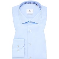 MODERN FIT Luxury Shirt in hellblau unifarben von ETERNA Mode GmbH