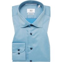 MODERN FIT Luxury Shirt in leave unifarben von ETERNA Mode GmbH