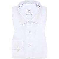 MODERN FIT Luxury Shirt in weiß unifarben von ETERNA Mode GmbH