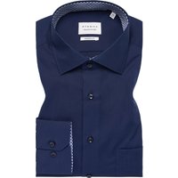 MODERN FIT Original Shirt in navy unifarben von ETERNA Mode GmbH