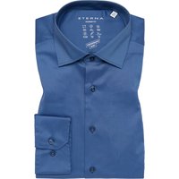 MODERN FIT Performance Shirt in rauchblau unifarben von ETERNA Mode GmbH