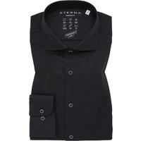 MODERN FIT Performance Shirt in schwarz strukturiert von ETERNA Mode GmbH