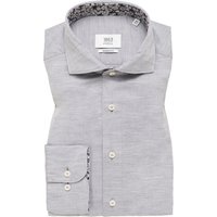 MODERN FIT Soft Luxury Shirt in grau unifarben von ETERNA Mode GmbH