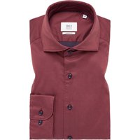 MODERN FIT Soft Luxury Shirt in purpur unifarben von ETERNA Mode GmbH