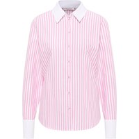 Oxford Shirt Bluse in pink gestreift von ETERNA Mode GmbH